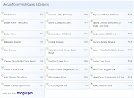 OvenFresh Cakes & Desserts menu 1