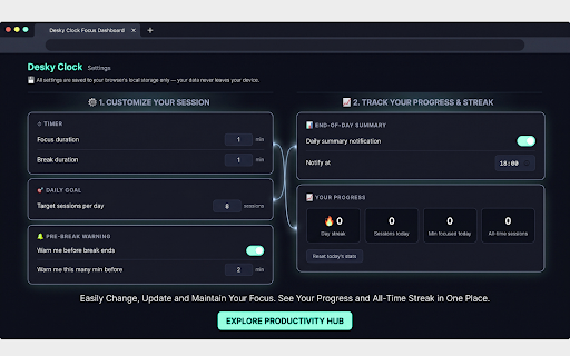 Desky Clock screenshot 5