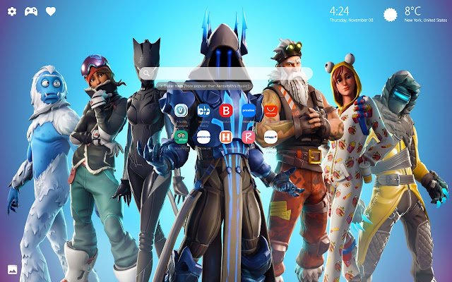 Fortnite Skin Wallpaper HD New Tab Background