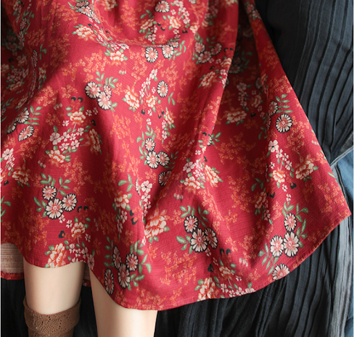Title 6, All-match elastic waist A-line midi skirt, vers...