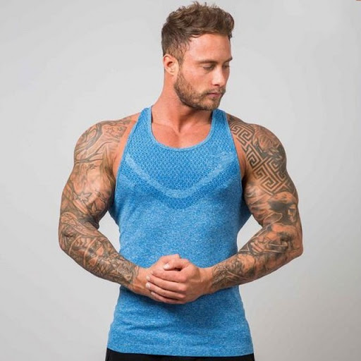 Title 9, Mens Muscle Workout Running Vest Sports Traini...