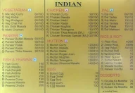 Bombay Hotel & Bakery menu 2