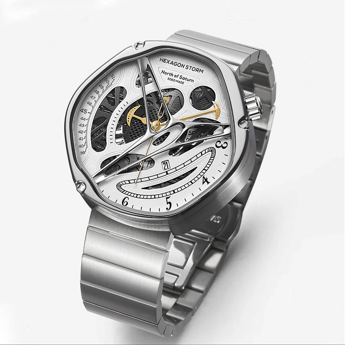 Title 7, Montre haut de gamme pour homme avec motif extr...