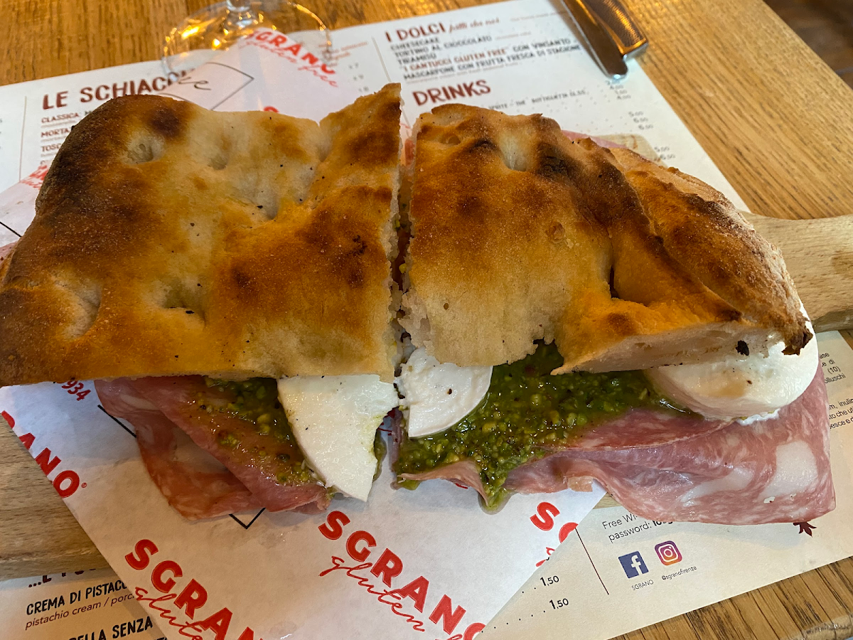 Gluten-Free Sandwiches at Sgrano