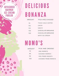 Jayashree Havmor Ice-cream parlor menu 3