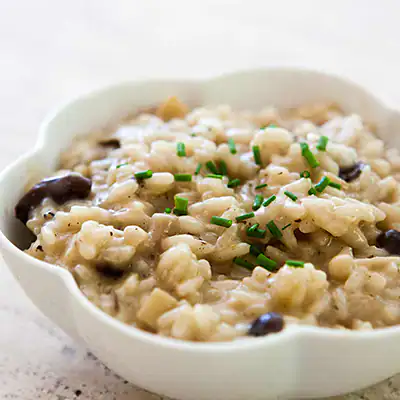 Risotto Funghi E Zafferano