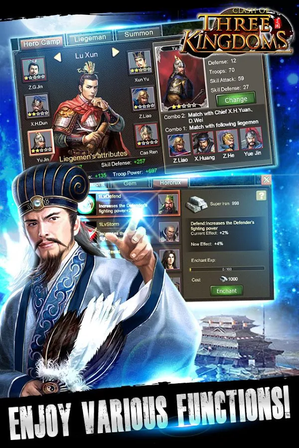   Clash of Three Kingdoms- tangkapan layar 