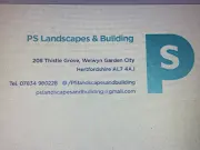 PS Landscapes & Building  Logo