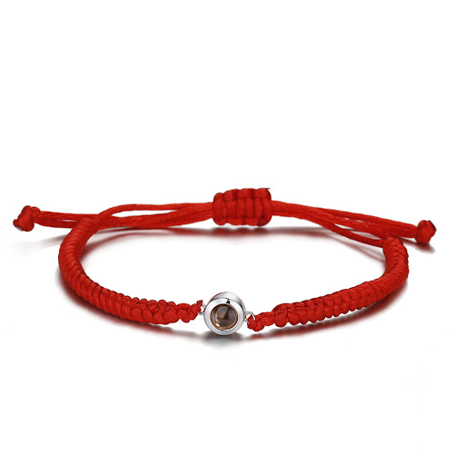 Title 2, Braided red and black rainbow hand ropes for ho...