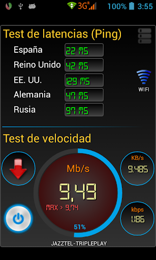 Test de velocidad PRO