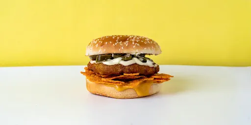 Veg Nacho Melt Burger