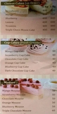 Occasion The Cake Shop, Rajmahal menu 1