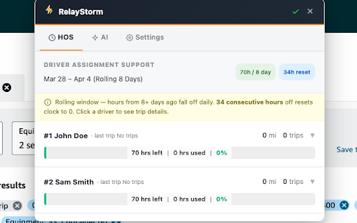 RelayStorm - Book better loads! screenshot 3