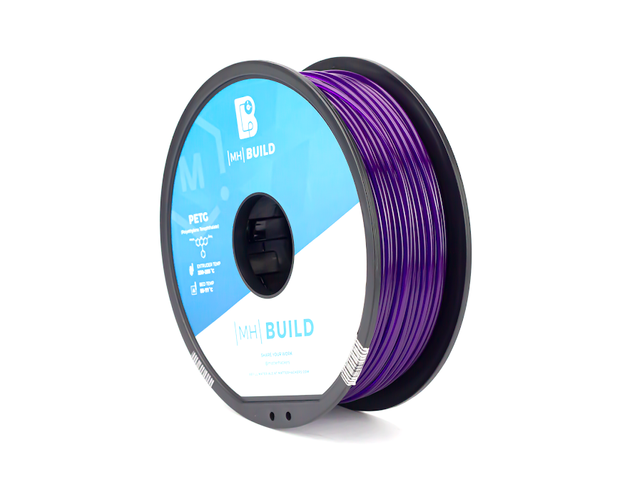 Translucent Purple MH Build Series PETG Filament - 2.85mm (1kg)