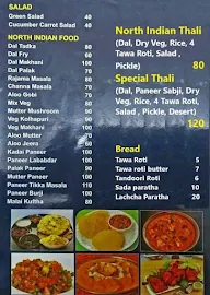 Yuvraj Tiffin menu 1