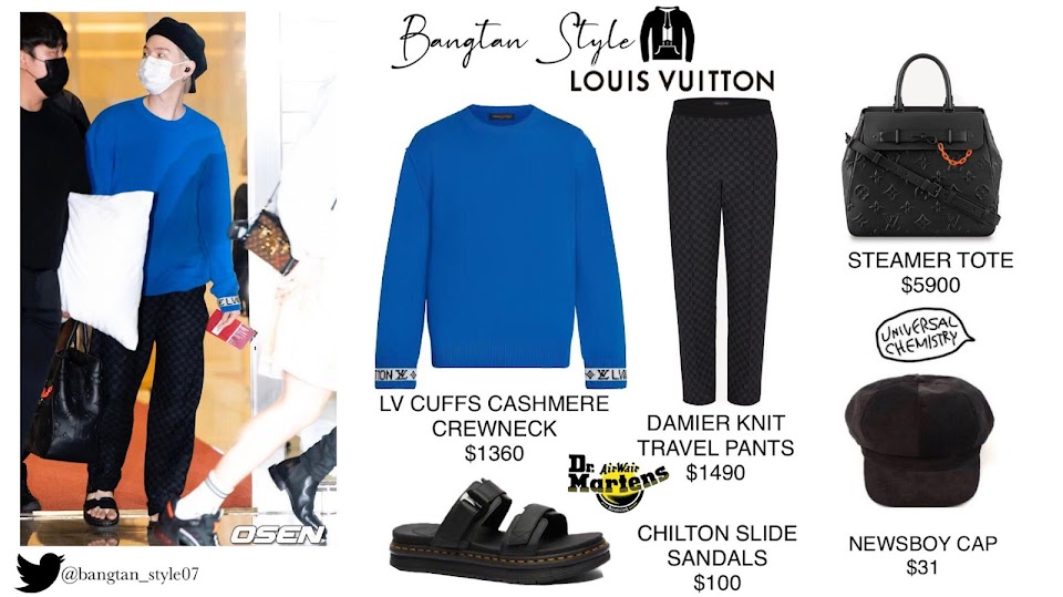 X 上的BIGHIT INFO ✪：「Jungkook departure photo, airport fashion (feat. Louis  Vuitton set)  / X