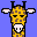 Giraffe Blue