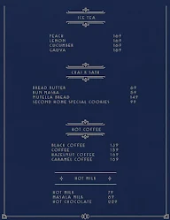 Second Home Cafe menu 2