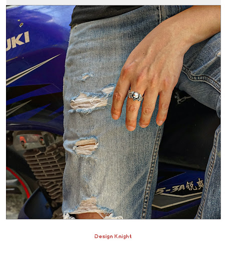Title 5, Mens Retro Made Old Wing Skull Ring, Bold and ...