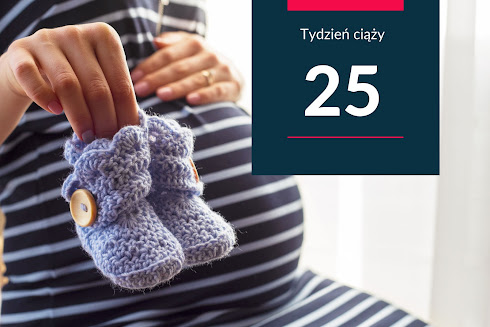 25. tydzień ciąży - kalendarz ciąży