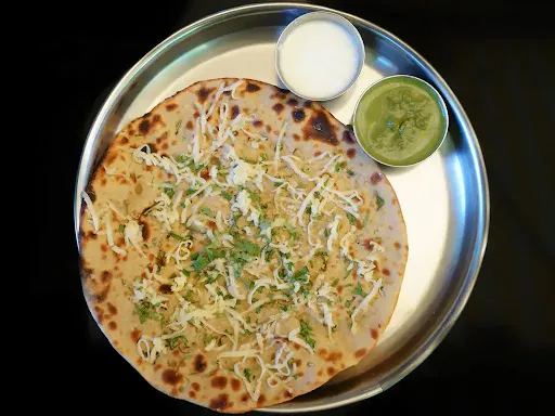 Aloo Paratha Served With Mirchi Ka Salan