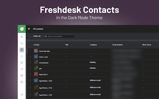 Dark Mode for Freshdesk