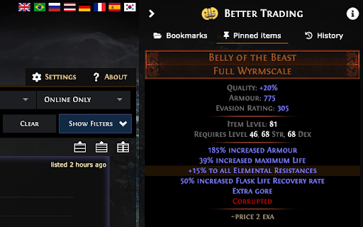 Better PathOfExile Trading