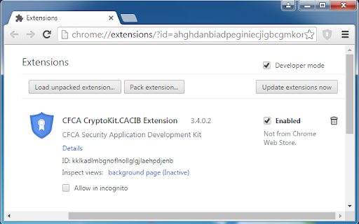 CFCA CryptoKit.CACIB Extension