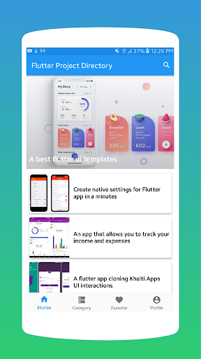 Best New  Flutter Project, Template and UI Designs