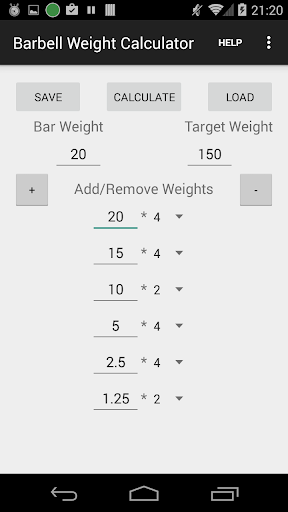 Barbell Weight Calculator