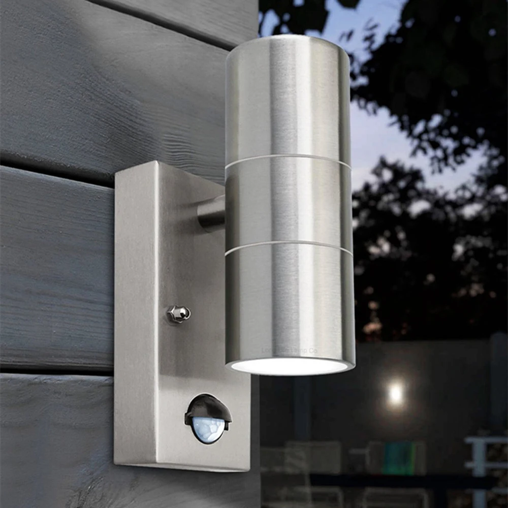 Title 1, Holofote LED de parede externo com sensor PIR, ...