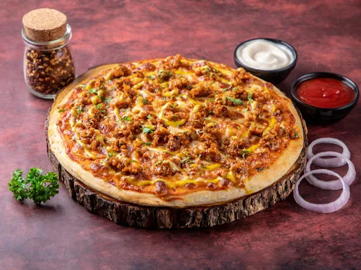 Minced Chicken (Keema) Pizza