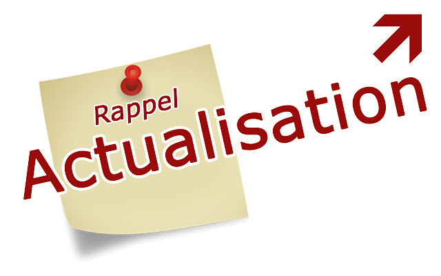 Rappel Actualisation Pole Emploi