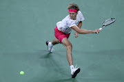 Alexander Zverev of Germany returns a volley during his men’s singles third round match against Adrian Mannarino of France on day five of the 2020 US Open at USTA Billie Jean King National Tennis Center in the Queens borough of New York City on September 4 2020.