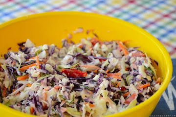 Rainbow Coleslaw