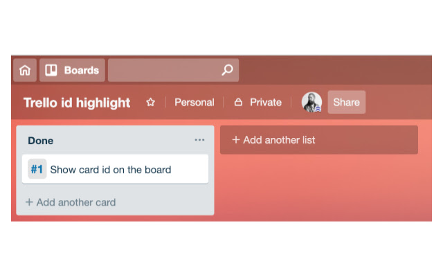 Trello id highlight