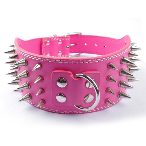 Title 9, PU Leather Big Dog Collar – Durable, Adjustable...