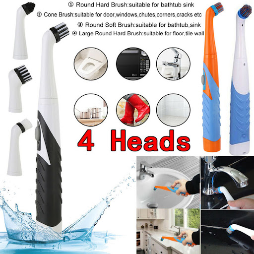 Title 6, Wireless Electric Cleaning Brush for Kitchen an...