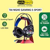 Tai Nghe Chụp Tai Gaming Chính Hãng Sidotech Yindiao Q3 Loại Tai Nghe Over Ear Chống Ồn Có Mic Cho Máy Tính Bàn Laptop