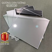 [Mã Life1511A Giảm 10% Đơn 50K] Gương Dán Tường Soi Toàn Thân, Dán Tủ Quần Áo Hình Vuông Kích Thước 20X20Cm