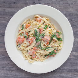 BC Smoked Salmon Fettuccine Combo