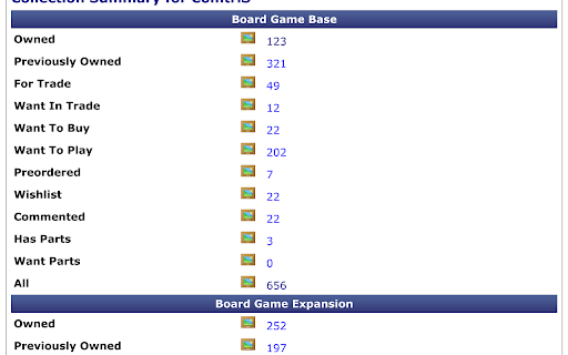 More accurate BGG collection count