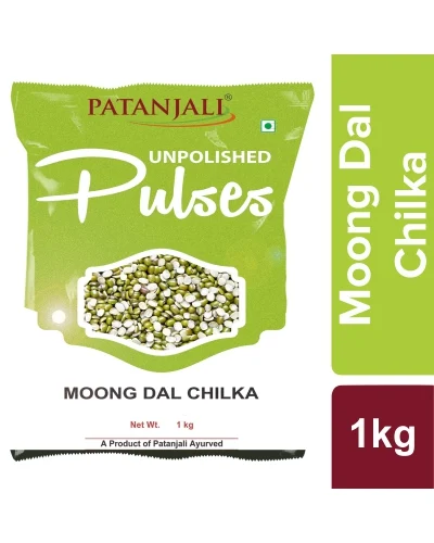 Patanjali Unpolished Moong Dal Chilka - 1 kg