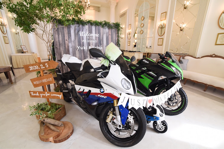 T-4のS1000RR・NINJA250・バイク・結婚式に関するカスタム事例の投稿画像1枚目