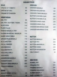 Hotel Sargam menu 4