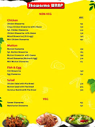 Shawarma Hut menu 1