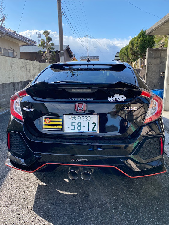 シビックのシビックハッチバック・FK7・スヌーピー号・シビックFK7に関するカスタム事例の投稿画像2枚目