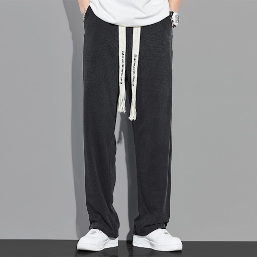 Title 3, Japanese Simple Versatile Sports Wide Leg Pants...