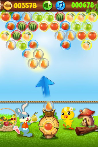 Screenshot Fruit bubble shoot