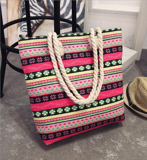 Title 4, Canvas Graffiti Shoulder Bag Beach Bolsa Femini...